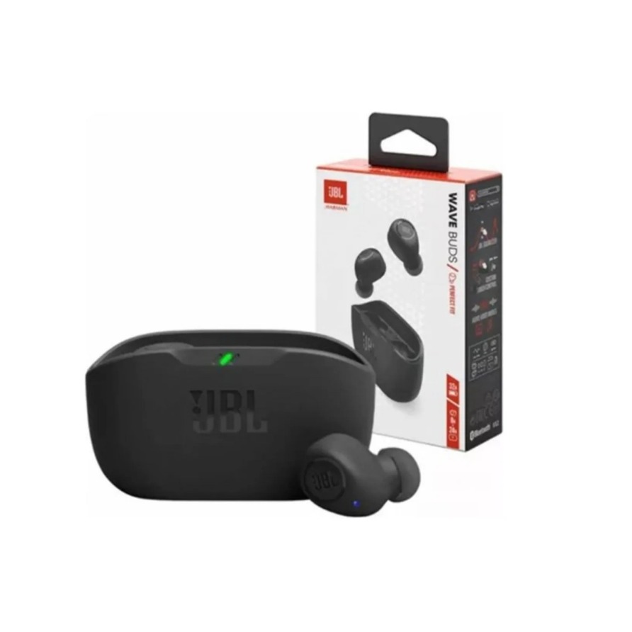 Auricular Inalámbrico JBL WAVE BUDS 2 - Negro