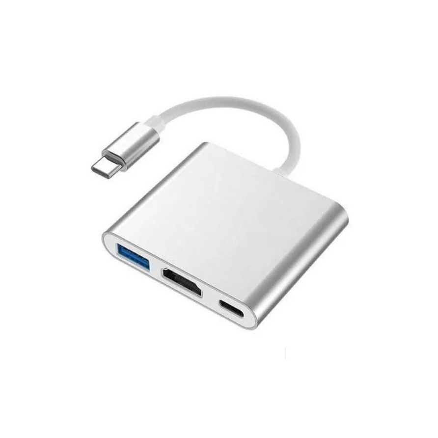 HUB USB Netmak Tipo C - 3 en 1