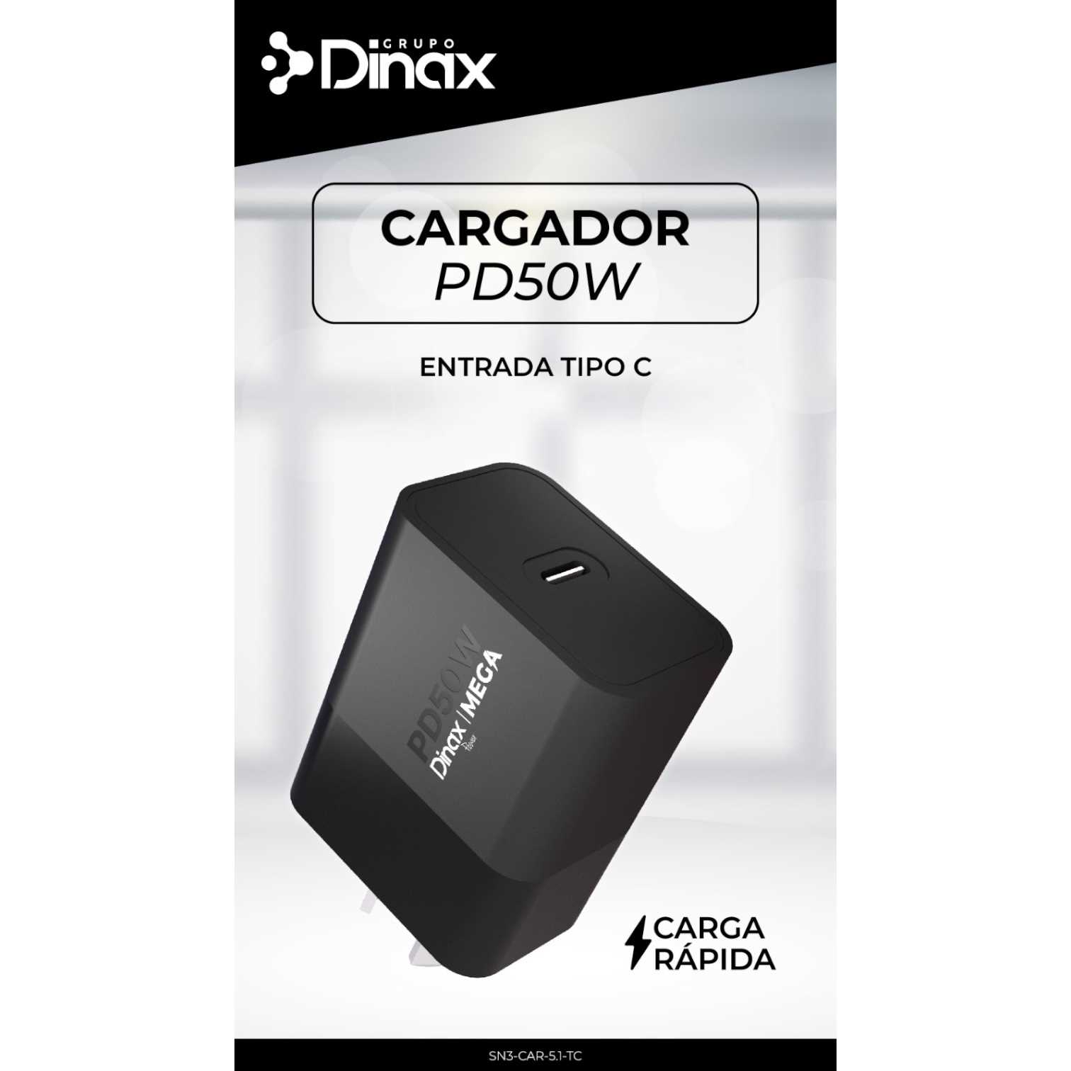 Cargador Cabezal Tipo C 50w - DINAX