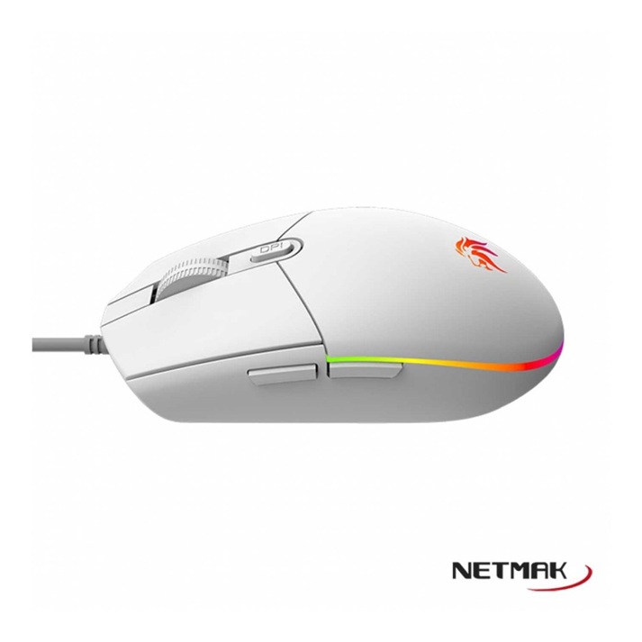 Mouse Gamer Netmak NM-Expert Blanco - imagen 2