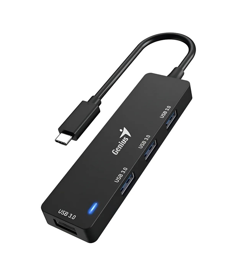 HUB USB Genius USB C a USB A 3.0 - 4 EN 1 (UH-400)