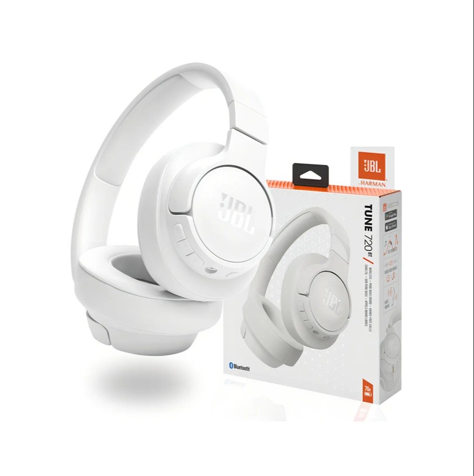 Auricular Vincha Inalámbrico JBL Tune 720BT - Blanco