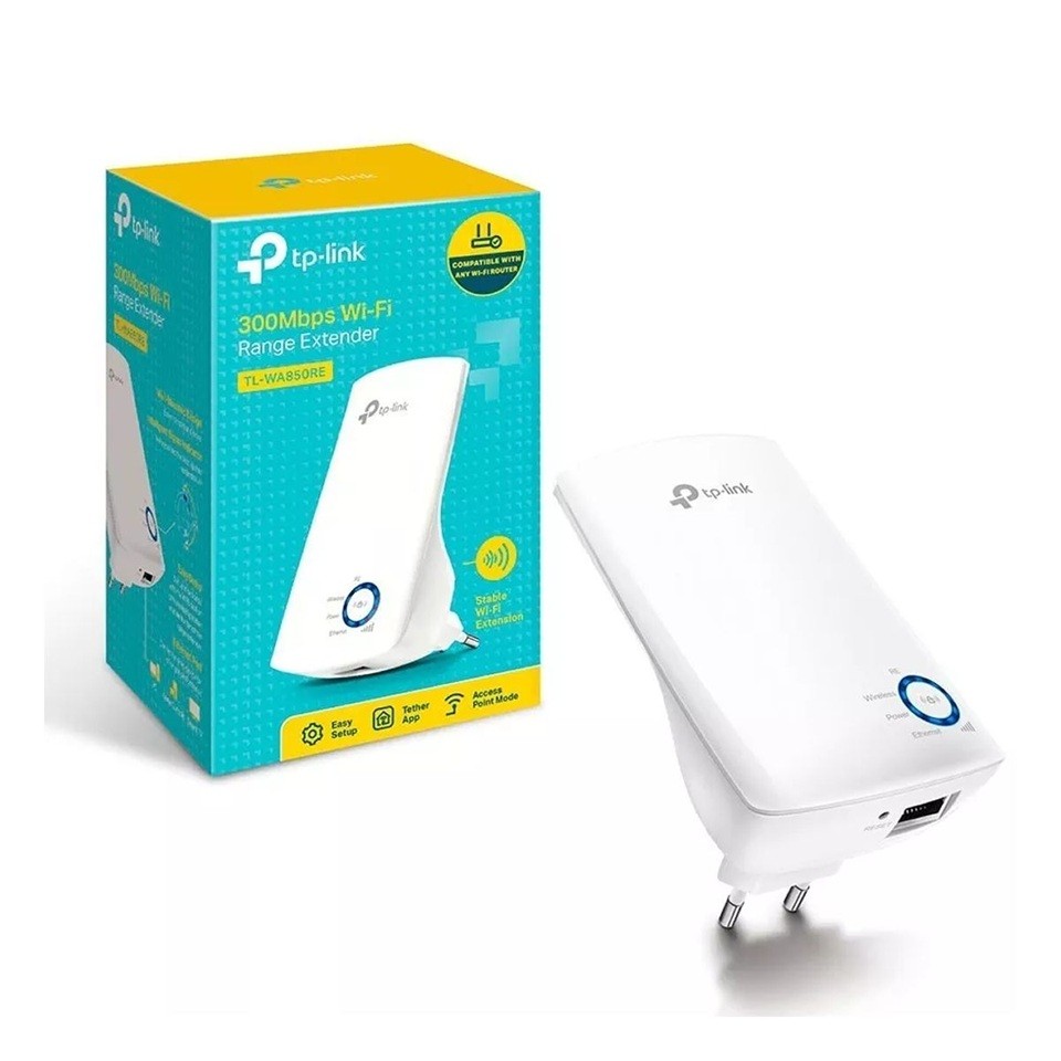 Repetidor WiFi 300Mbs 2.4GHz TL-WA850RE - TP LINK
