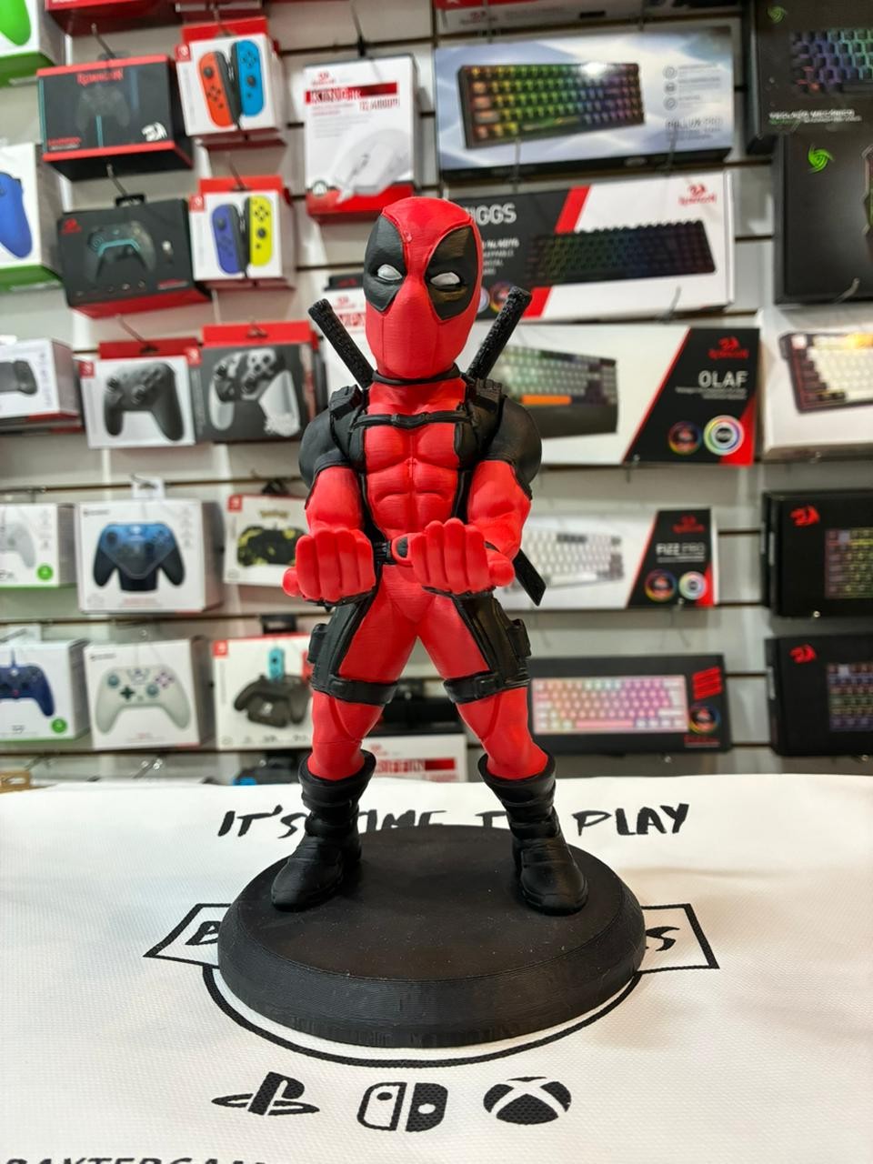 Soporte 3D para Joystick - Deadpool 25cm