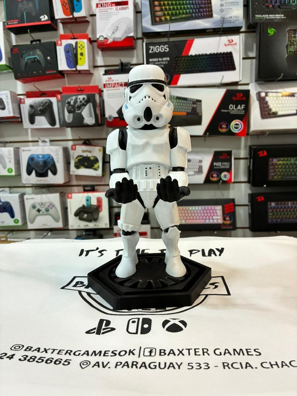 Soporte 3D para Joystick - Stormtrooper Star Wars 25cm