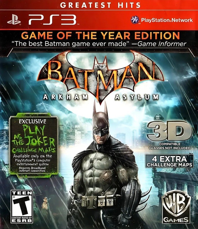 Batman Arkham Asylum - PS3 Usado