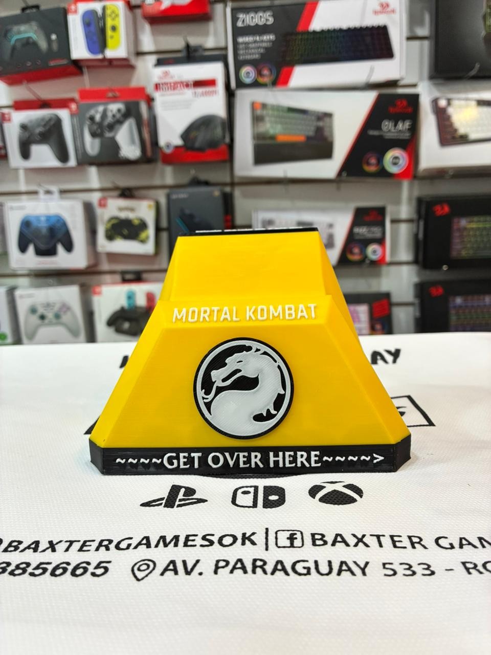 Soporte 3D para Joystick - Mortal Kombat 10cm