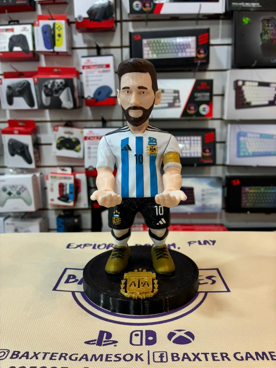 Soporte 3D para Joystick - Messi 25cm - imagen 3