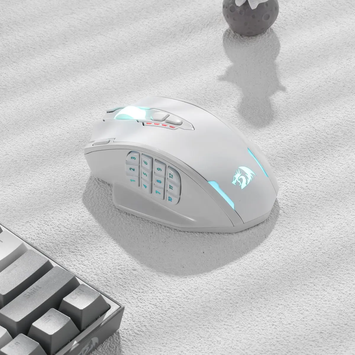 Mouse Redragon Impact Elite - Blanco M913 - imagen 2