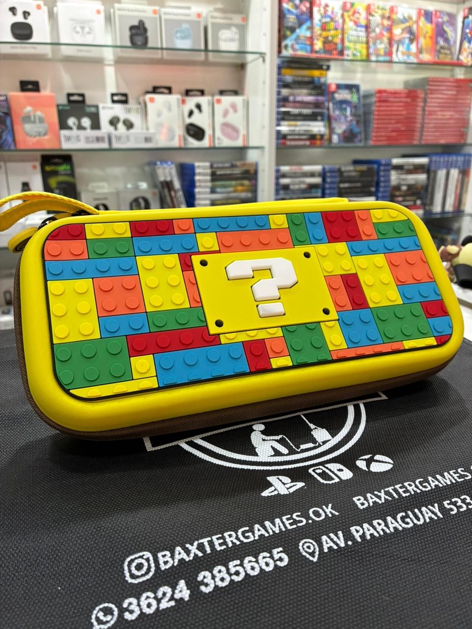 Estuche Nintendo Switch - Bloque Misterioso Colores Mario