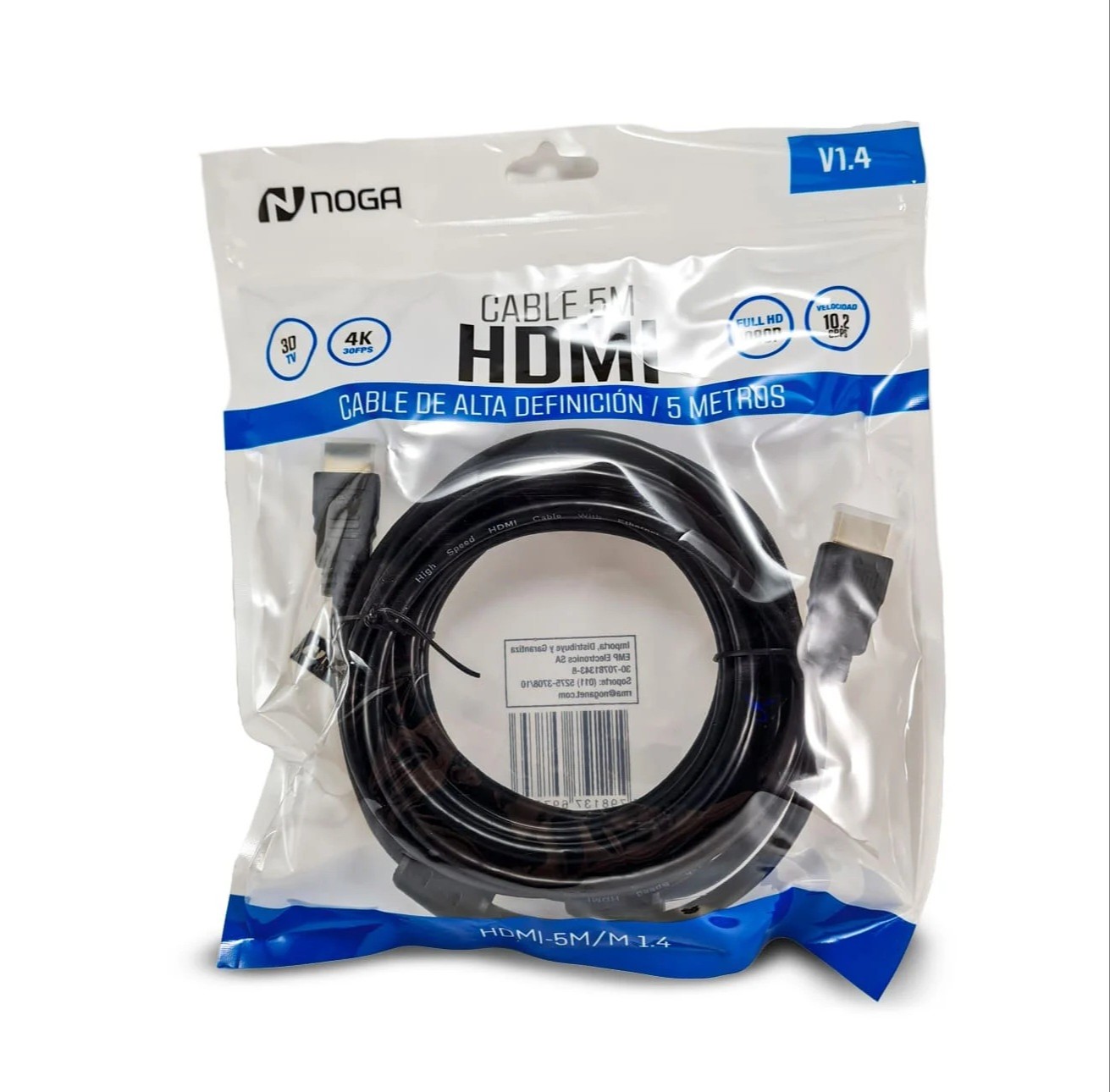 Cable HDMI 2.0 5m - NOGA