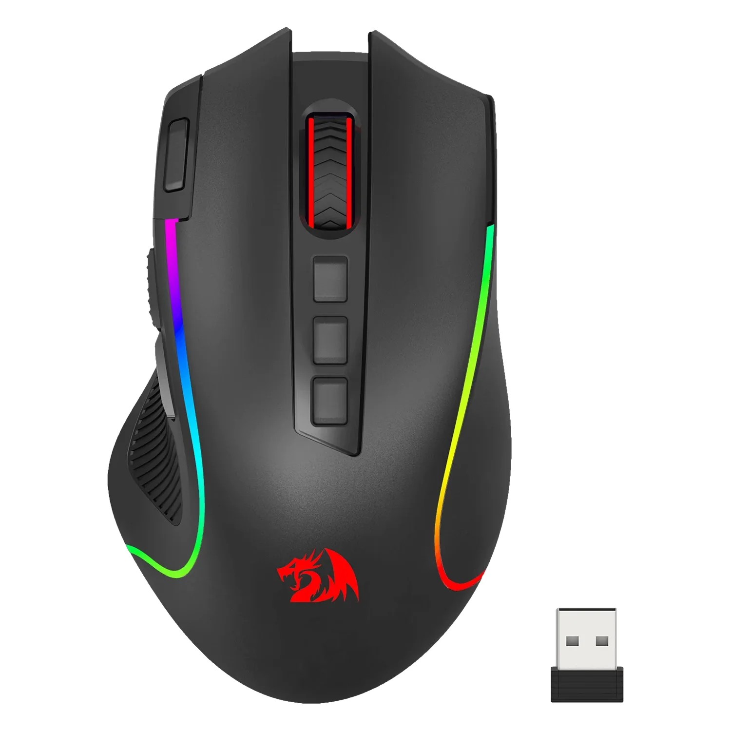 Mouse Inalámbrico REDRAGON Predator PRO - Negro