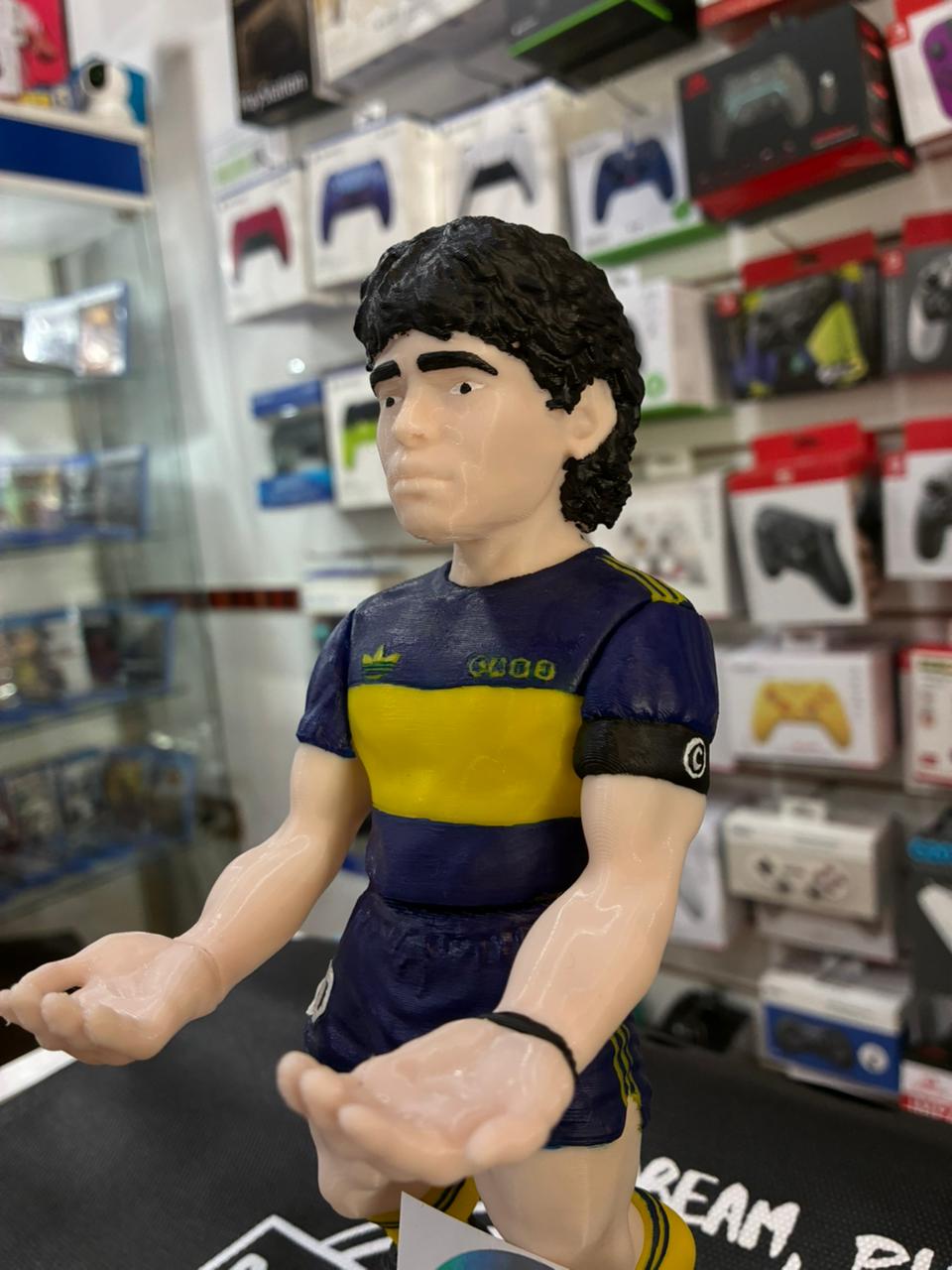 Soporte 3D para Joystick - Maradona Boca 22cm - imagen 2