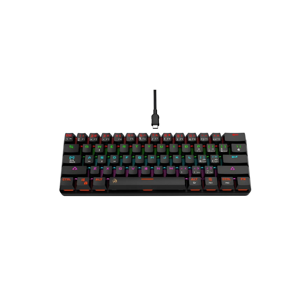 Teclado Mecanico Netmak Dominate - Negro
