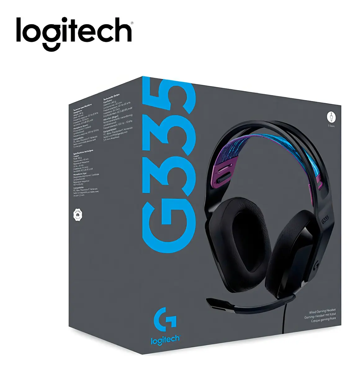 Auricular Logitech G335 - Negro - imagen 4