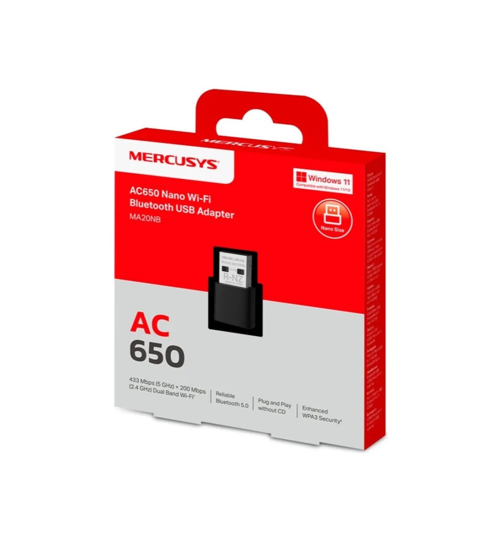 Receptor Wifi + Bluetooth 5.0 - MERCUSYS