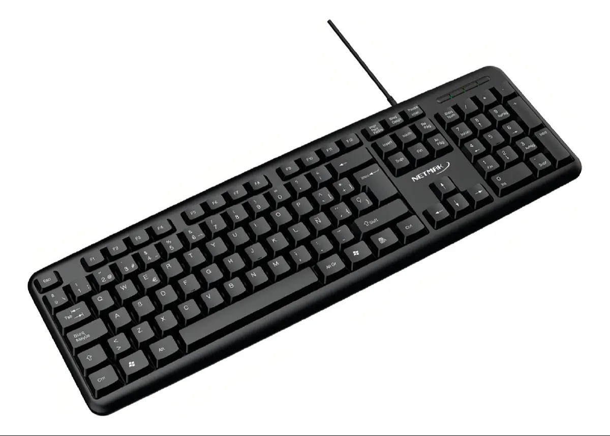 Teclado USB NM-KB586U Netmak - Negro