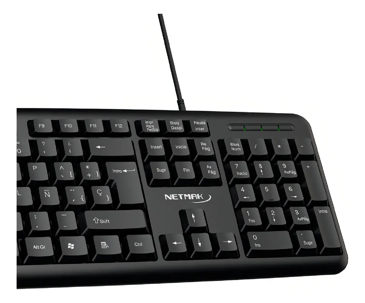 Teclado USB NM-KB586U Netmak - Negro - imagen 2