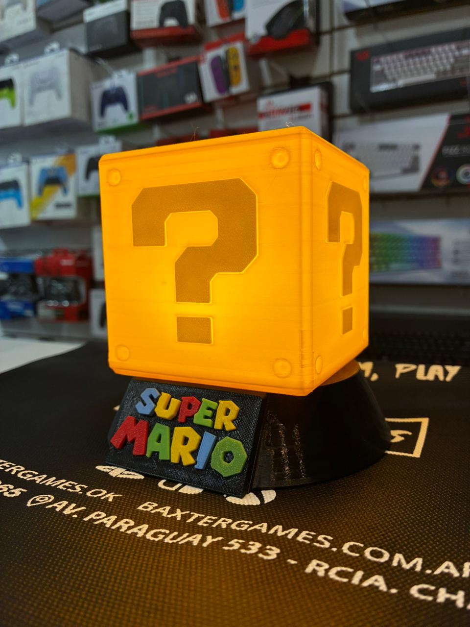 Lámpara de Escritorio - Bloque Misterioso Mario Bros - imagen 2