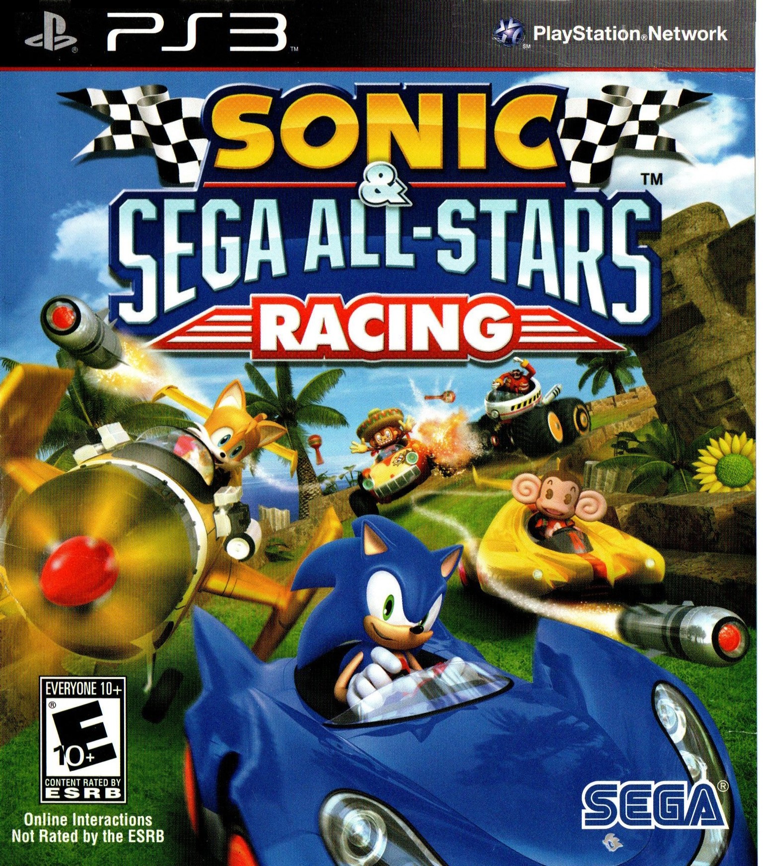 Sonic Sega All-Stars Racing - PS3 Usado