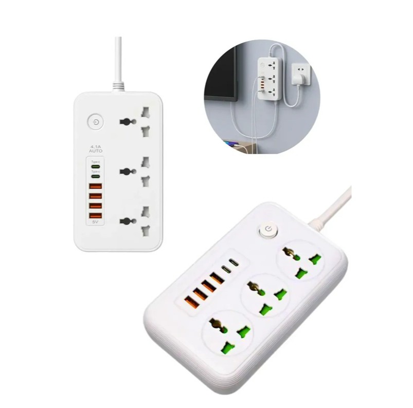 Multitomas x3 + 4 USB y 2 C - T513