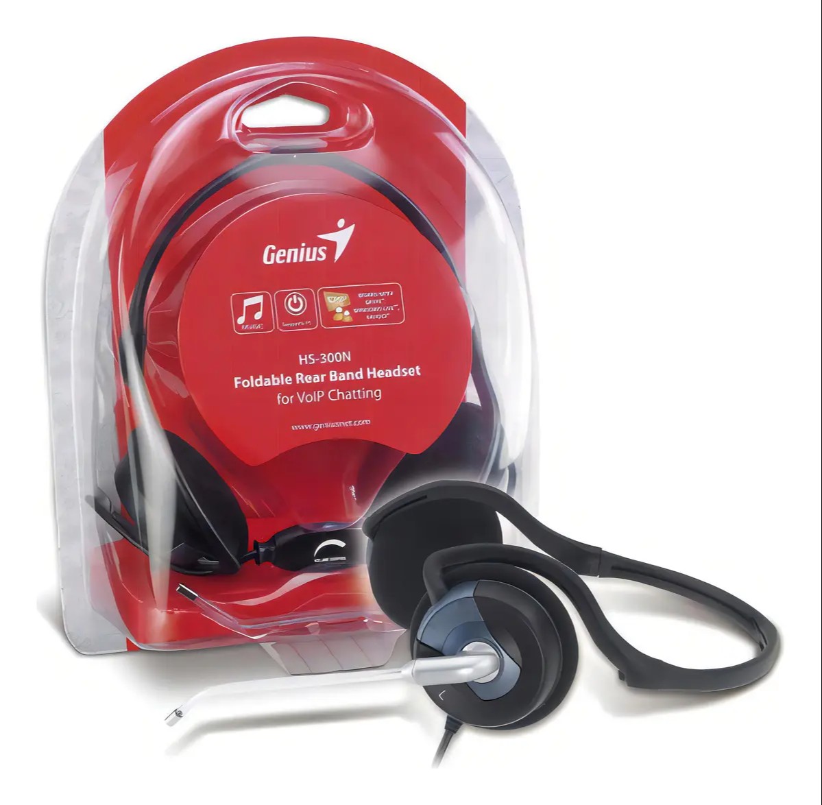 Auricular Genius HS-300N Con Microfono nuca