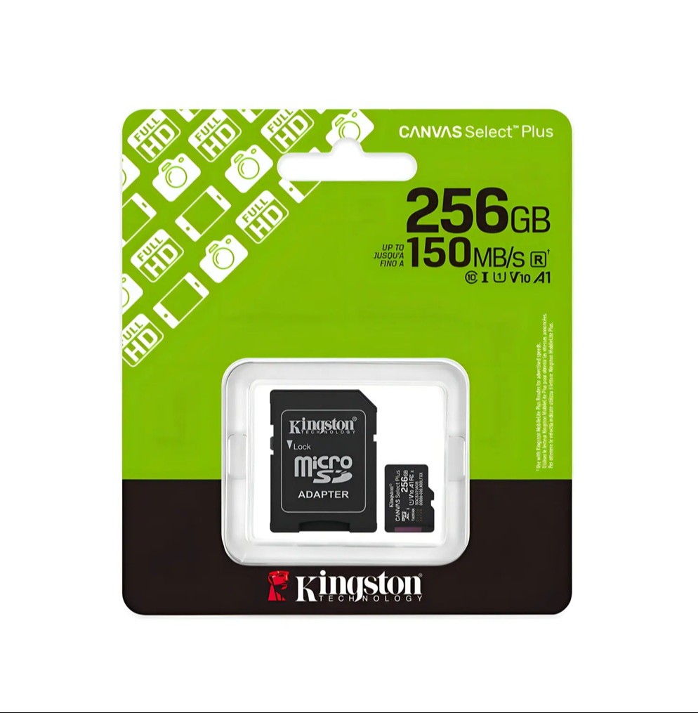 Micro SD 256GB Kingston 150mbs