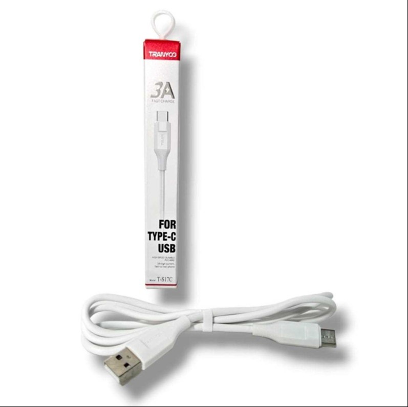 Cable USB Tipo C 1m 3A - Tranyoo T-S17C
