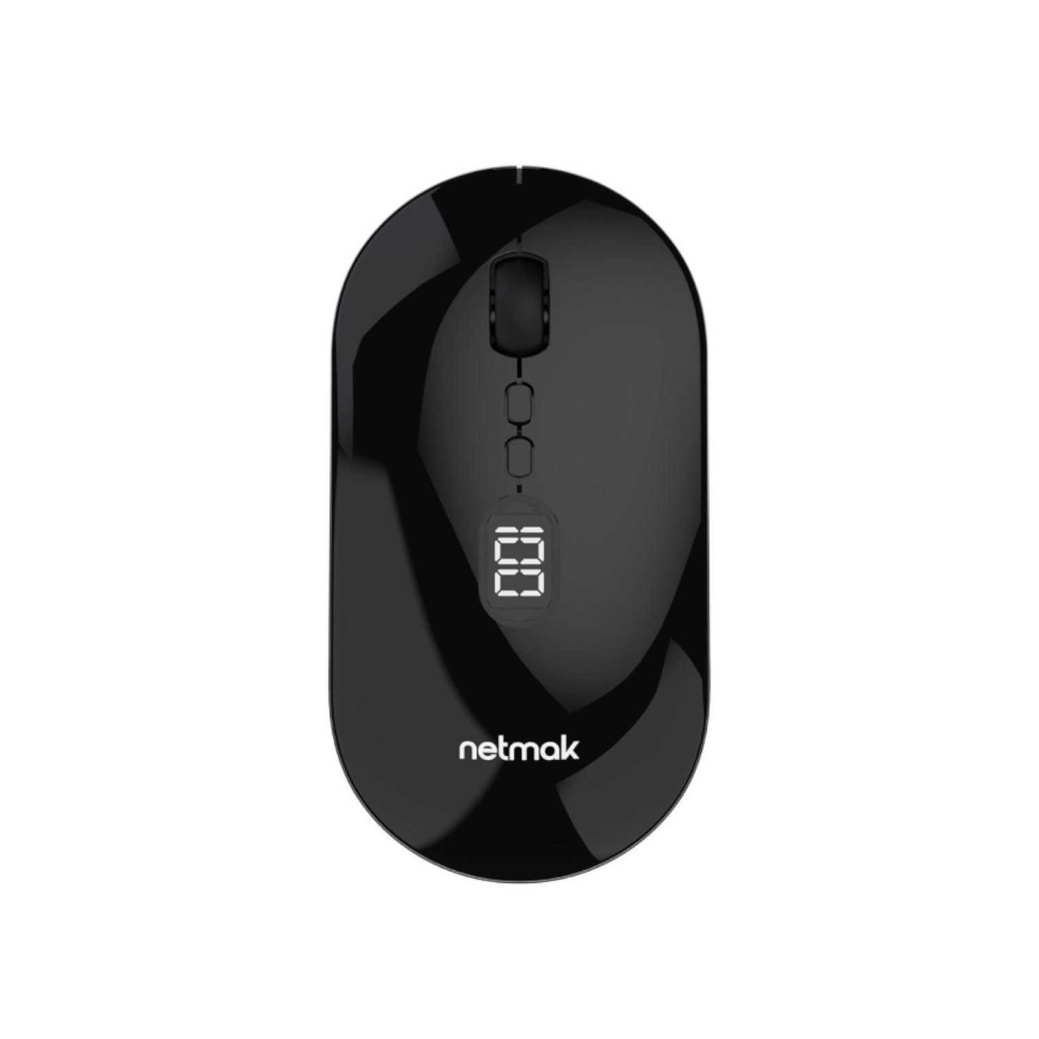 Mouse Inalámbrico NETMAK M673 - Negro