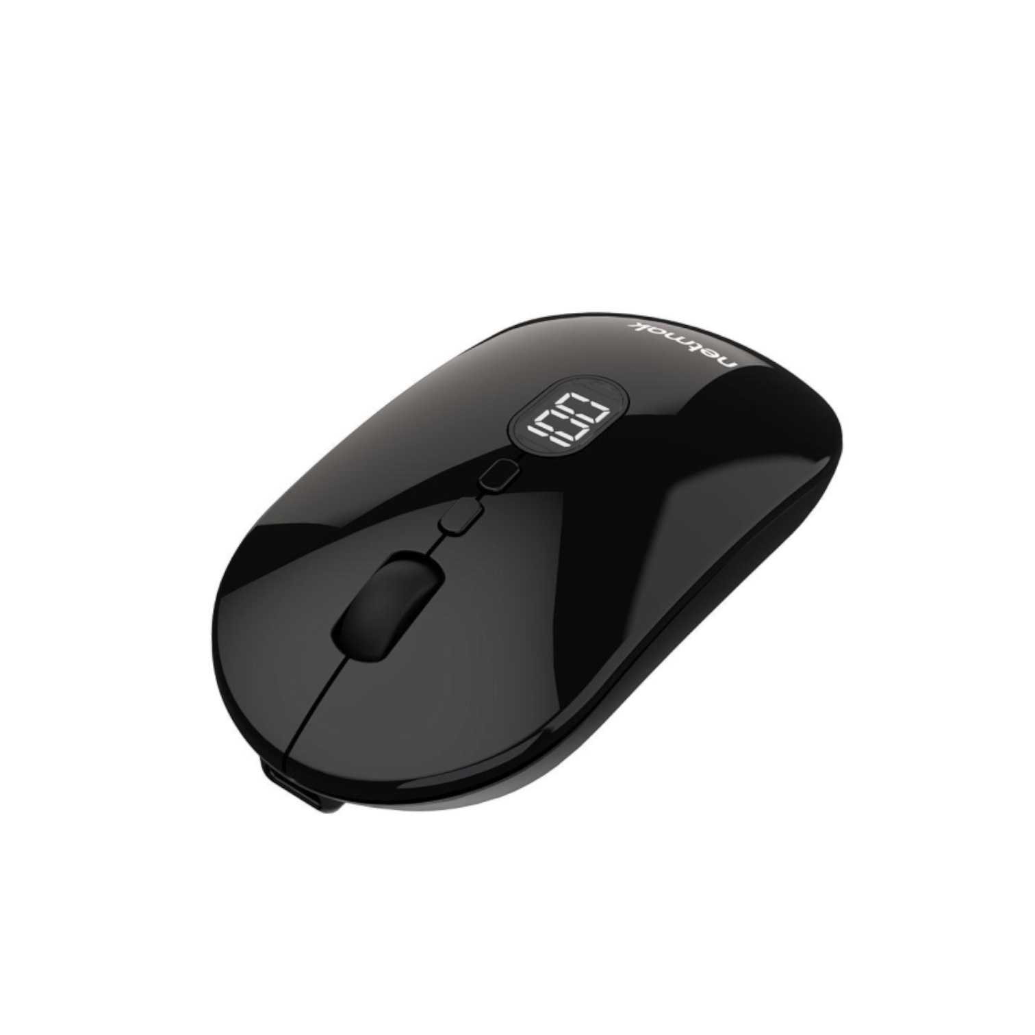 Mouse Inalámbrico NETMAK M673 - Negro - imagen 2
