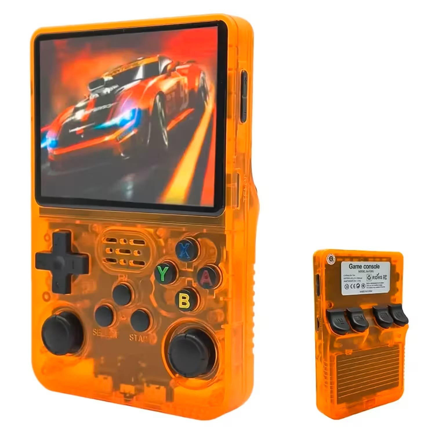 Consola Portátil R36S Naranja - 15.000 juegos