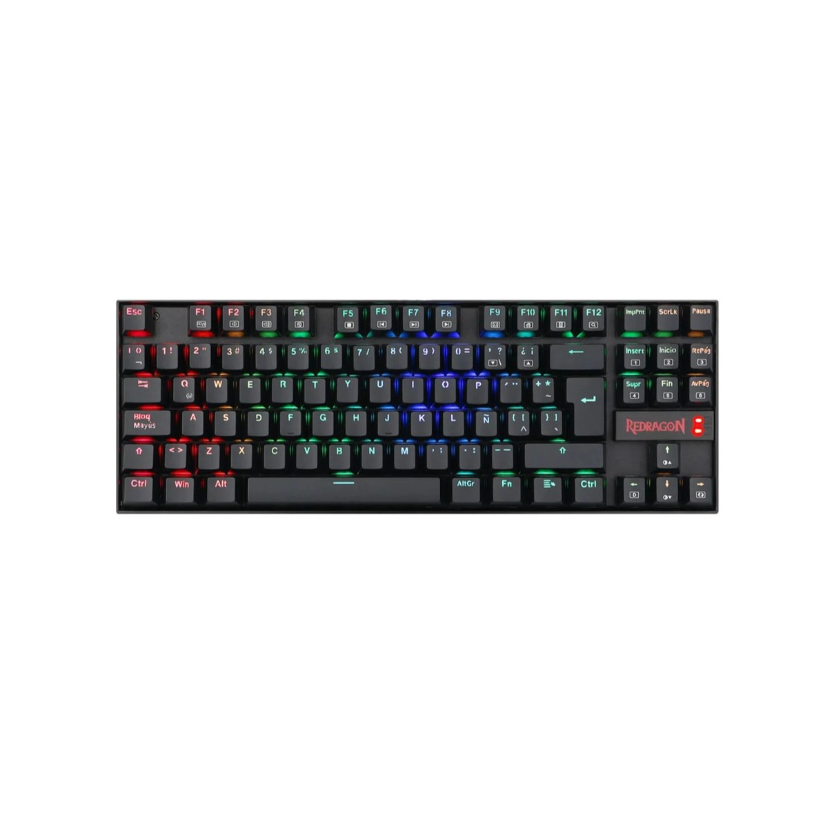 Teclado Mecánico REDRAGON Kumara RGB - Negro - SW Magnético