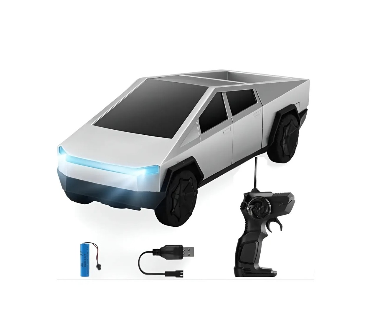 Auto Tesla a Control Remoto - Blanco