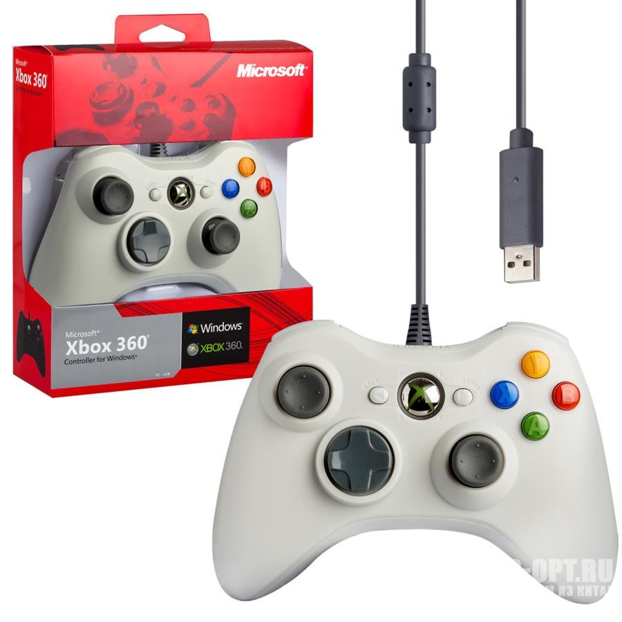 Joystick XBOX 360/PC Réplica - Blanco