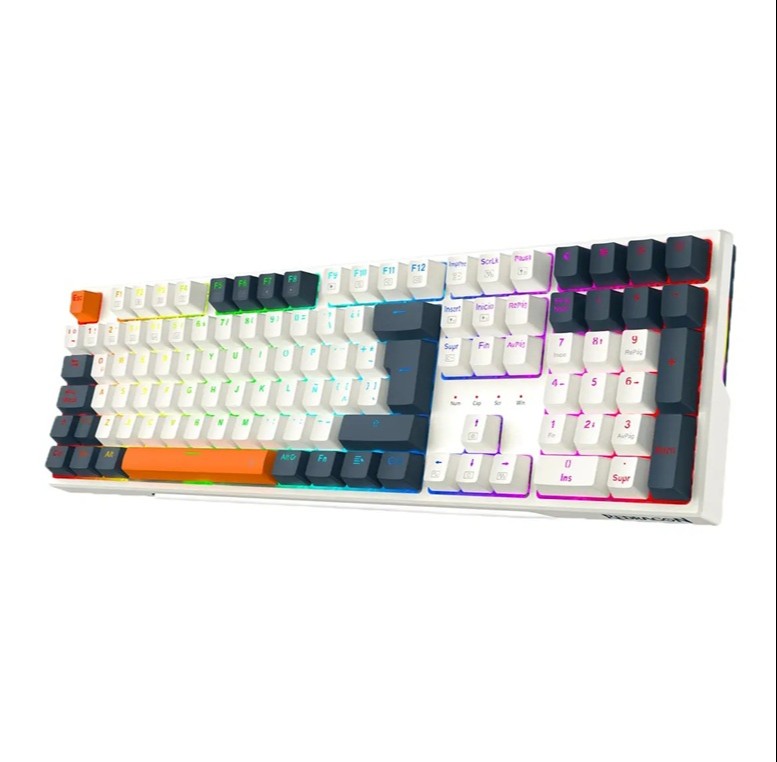 Teclado Mecánico Redragon Trundle RGB - Negro - Switch Rojo