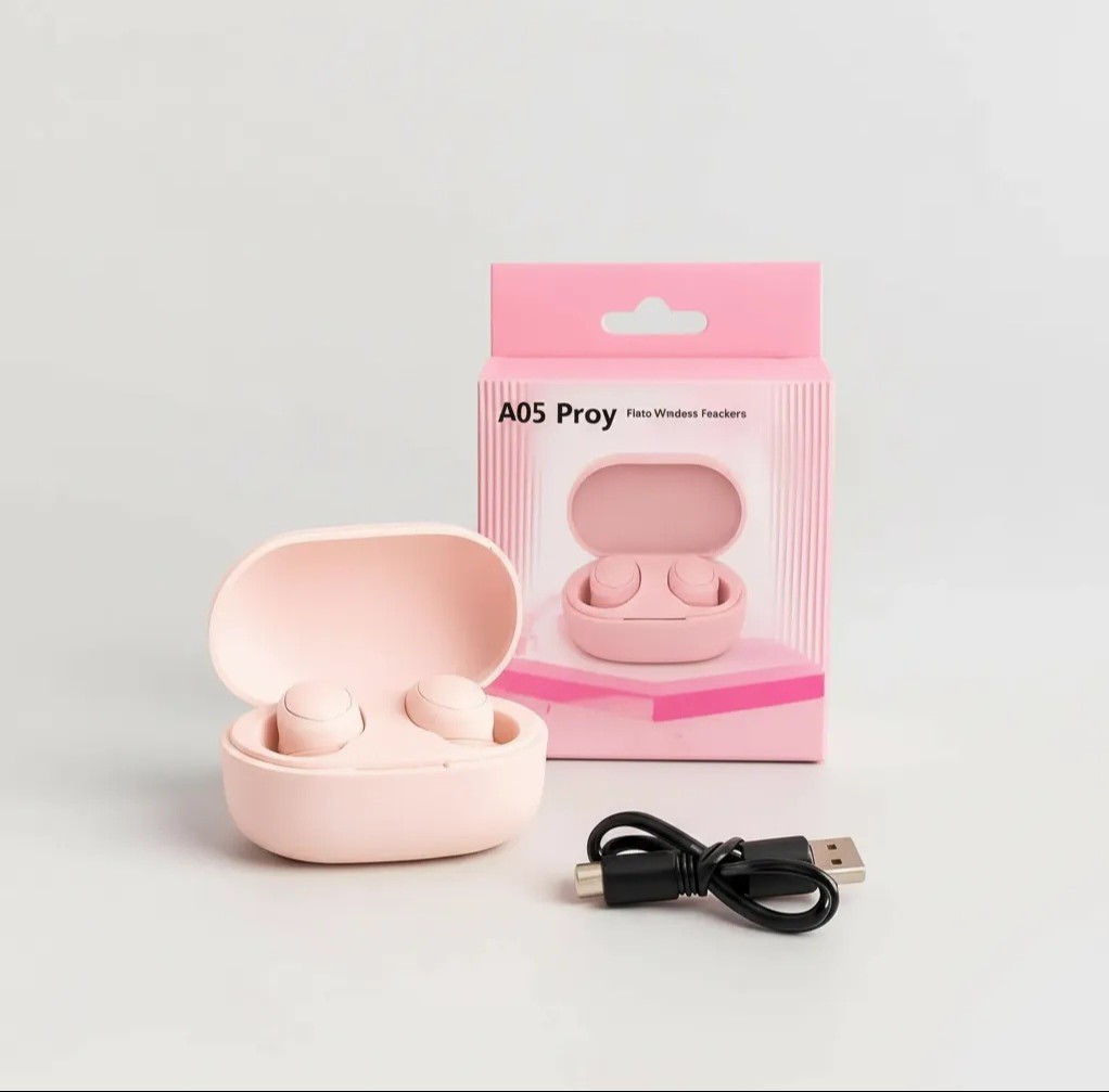 Auriculares Bluetooth A9S Pro - Rosa
