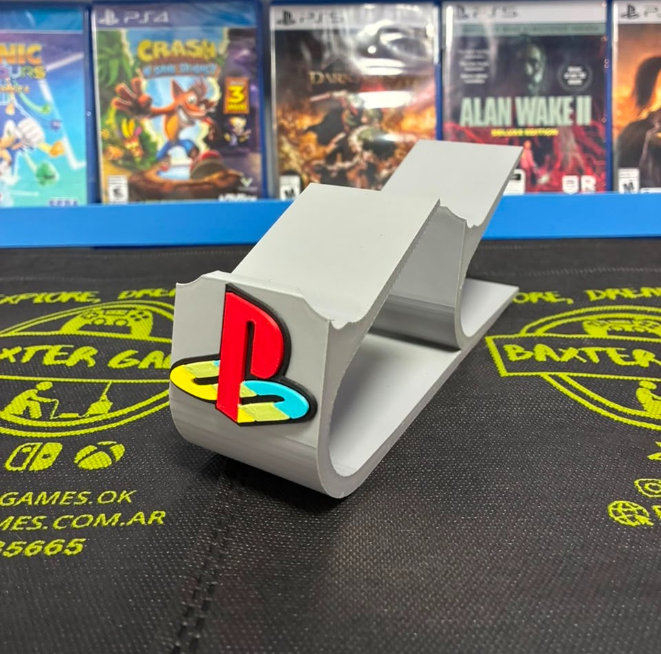 Soporte 3D para Joystick x2 - Logo Playstation