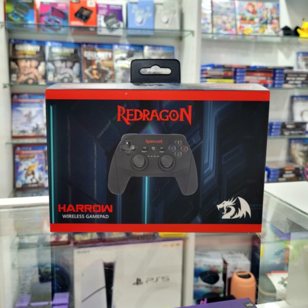 Joystick PC/PS3 Inalámbrico Redragon Harrow