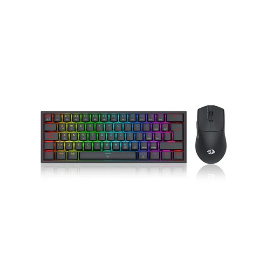 Kit Redragon Gaming Essentials - Dragonborn/K1ng 1K - Negro - SW RED