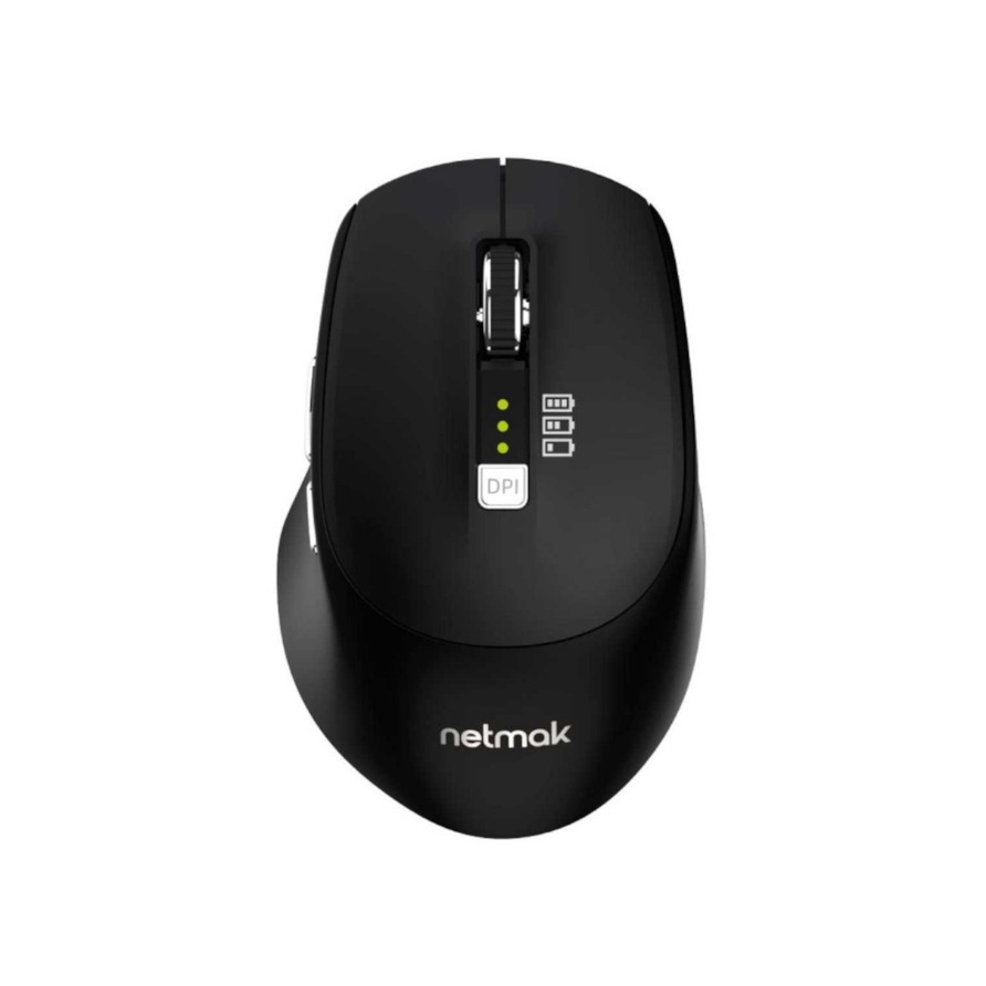 Mouse Inalámbrico NETMAK OPTIMIZE M679 - Negro