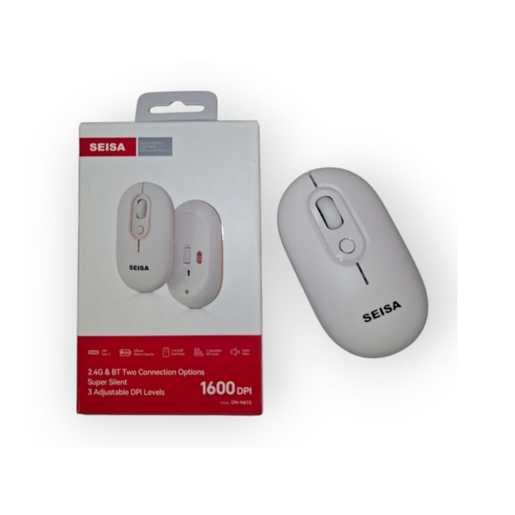 Mouse Inalámbrico SEISA DN-N615  Blanco