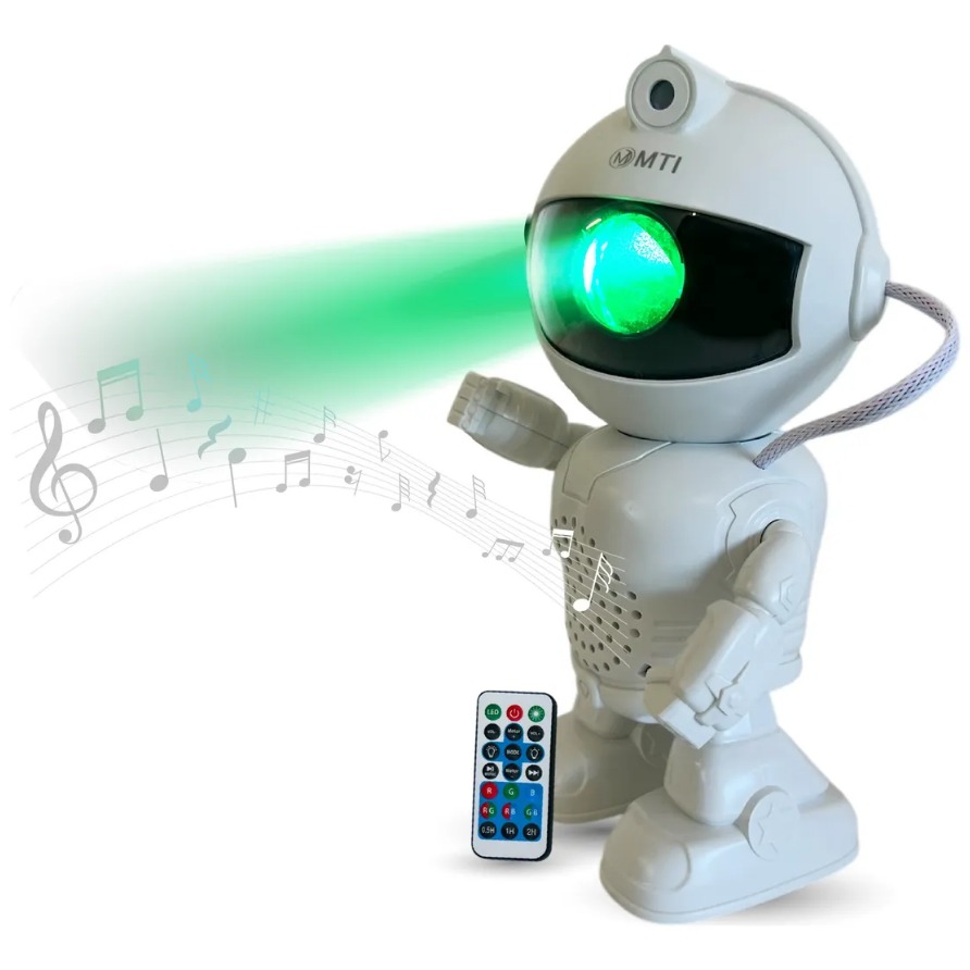 Proyector LED Robot con Parlante