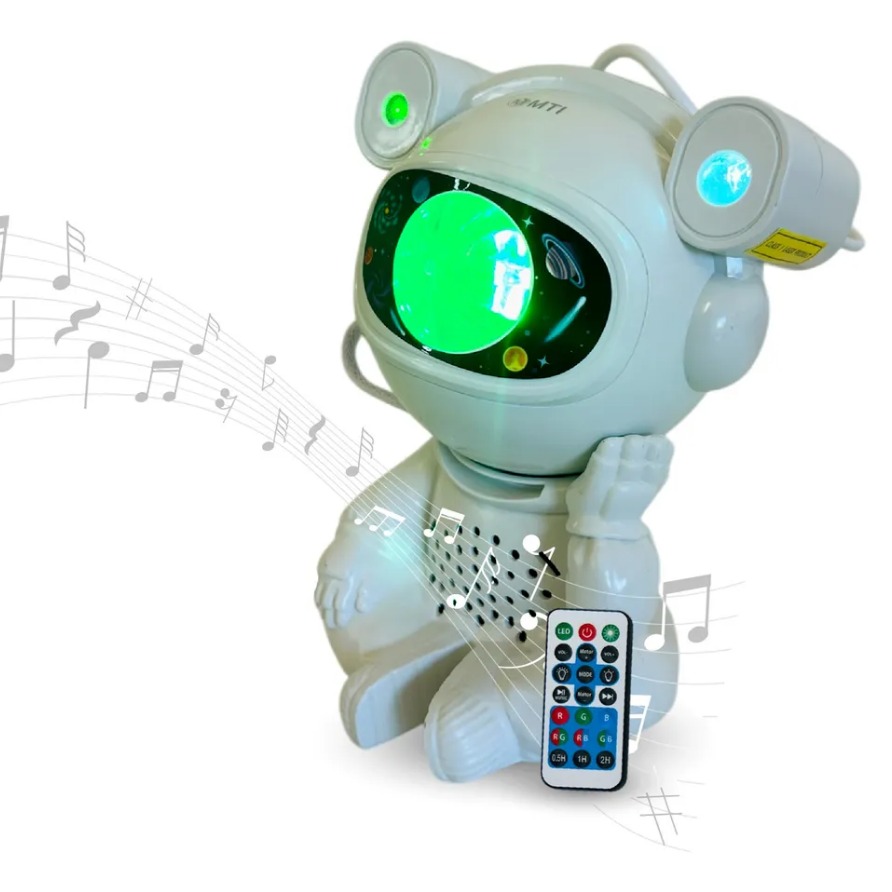 Proyector LED Astronauta con Parlante
