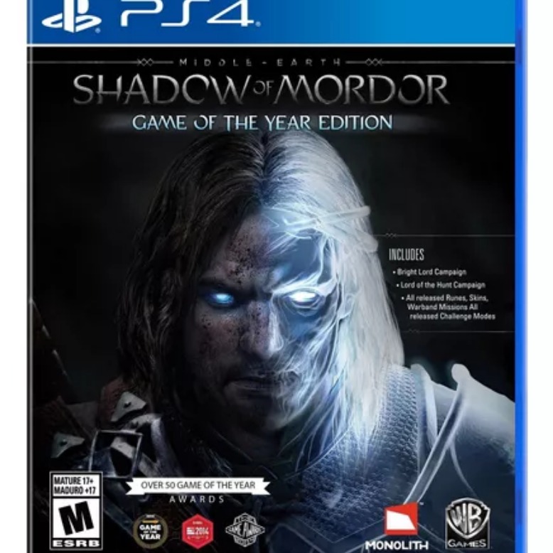 Shadow of Mordor Game of the Year Edition - PS4 Usado