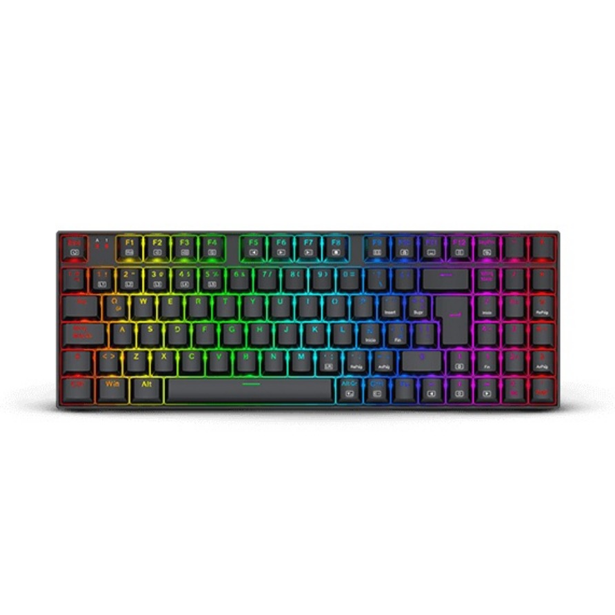 Teclado Mecanico Redragon Ziggs RGB - Negro SWITCH RED