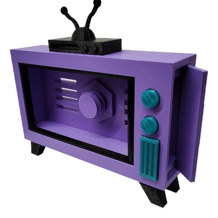 Soporte 3D para Joystick - TV de Los Simpsons